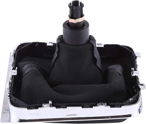 Acouto Manual Shift Knob Boot 6 Speed Car Gear Shift Knob Stick Gaiter Boot Frame Kit Fit for Passat B6 2005-2012 Gear Shifter Boot Cover Replacem...