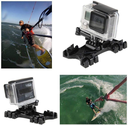 Kitesurfing Kite Line Mount,Kiteboarding Line Holder Adapter Adaptive for GoPro Hero 4 5 6 7 8 9 10 11 Black Silver Session, AKASO/Campark/YI & Ot...