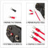 200 Pcs 16-14 AWG #8 Black & Red Insulated Fork Spade Wire Connector U Type Electrical Crimp Terminals (100 Pcs Red +100 Pcs Black)...
