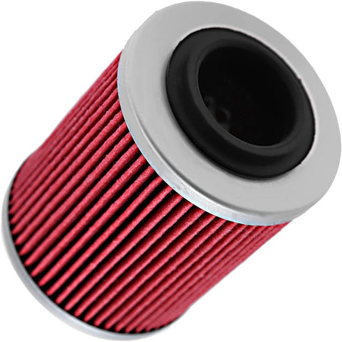 4-Pack Oil Filter Replacement for Can-Am Bombardier Outlander 330 400 450 500 570 650 800 850 1000 Replace# 420256188 711256188 KN152 HF152...