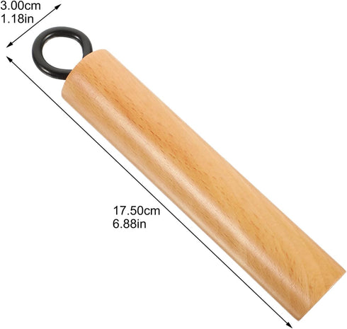 HEMOTON 2pcs Wooden Pot Handle Universal Pot Pan Handle Grip Replacement Part Detachable for Wok Frying Pan Saucepan Pan Kitchen Cookware Khaki 17...