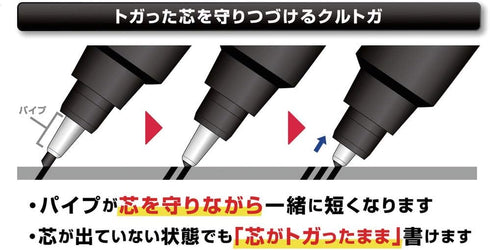 Uni Mechanical Pencil Kurutoga Pipe Slide Model 0.5mm, Blue Body (M54521P.33)...