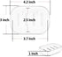 Plastic Soap Dish, Container, Keeps Soap Dry,Easy Cleaning,Drain, Khaki...
