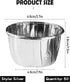 Silver Foil Metallic Paper Baking Cups Muffin Cups Cupcake Liners 50-Count Cake Baking Cups for Birthday, Wedding, Party (Silver)...
