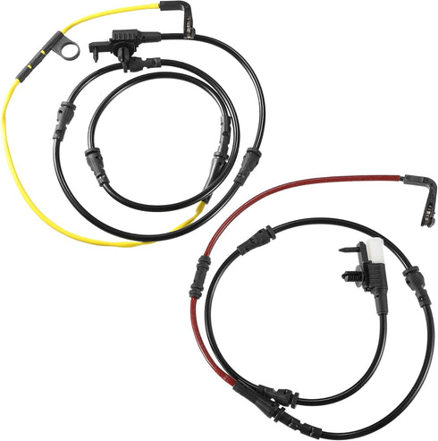 ACROPIX Front Rear Brake Pad Wear Sensor Lead Replacement Fit for Land Rover - Pack of 2 Black Red Yellow...