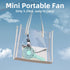 Ambandier Portable Handheld Fan, 3 Speeds Mini Portable Fan, Powerful Wind Hand Fan with Large Battery, Battery Operated Small Personal Fan for In...