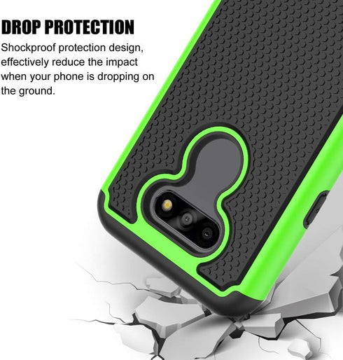 Shockproof Phone Case Cover for LG Aristo 5 / LG Aristo 5+ / LG Fortune 3 / LG Risio 4 / LG Phoenix 5 / LG K8X / LG K31 / LG Tribute Monarch (5.7"...