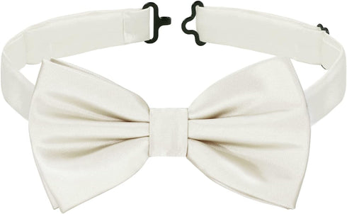 Bow Ties for Men, Men’s Pre-Tie Bow Tie Satin Silk Adjustable Bow Tie Cufflinks Hanky Sets With Gift Box...