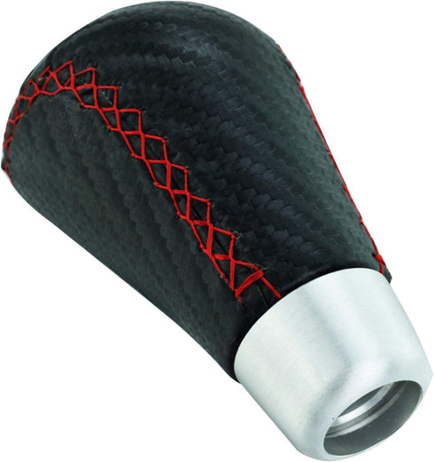 Abfer Leather Shift Knobs Car Gear Stick Handle Shifter Knob Fit for Most Manual Transmission Vehicles (Red)...