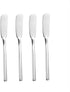 IMEEA Butter Knife Stainless Steel Butter Knife Spreader 6.5-Inch Cheese Spreaders, Set of 4...