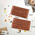2Pcs Numbers chocolate molds and silicone letter molds,Food Grade no-stick Baking silicone molds for Baking Desserts and Happy Birthday Cake Decor...