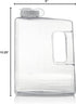 Arrow Home Products 1 Gallon Jug for Cold Drinks - Clear View Plastic Refrigerator Bottle w/Cap, Easy-Pour Spout & Graduated Markings - Made in US...