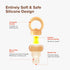 Baby Breastmilk Freezer Tray Breast Milk Popsicle Molds Cooling Fruit Feeder with Pouch Silicone Infant Solid Food Vegetable Purees Feeding Feeder...