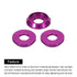 MECCANIXITY M4 Cone Cup Countersunk Washers,Hole Dia 4mm/0.16" Aluminum Gaskets Cup Head Washer Gasket for Screw RC/FPV/PC/Drone/Mechanical Access...