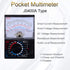 DC/AC Voltage Current Resistance Electrician Tool Mechanical Multimeter with Test Leads, Handheld Analog Multimeter Pointer Tester...