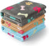 Luciphia 1 Pack 3 Blankets Fluffy Premium Fleece Pet Blanket Flannel Paw Printed Throw for Dog Cat(Small 23x16'', Grey/Brown/Blue)...