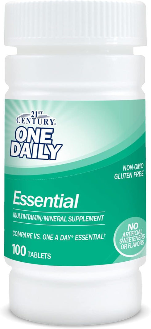 21st Century One Daily Essential Tablets, 100 Count...