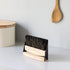 Navaris Small Dustpan and Brush Set - Wooden Mini Dust Pan Brush for Sweeping Table Tabletop - Compact Horsehair Brush for Sweeping Countertop - B...