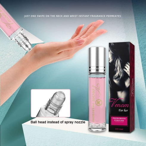 2Pcs Lunex Phero Perfume, Pheromones Perfumes for Women, Roll On Perfume, Portable Long Lasting Perfume, Women Pheromone Perfume Spray...