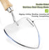 Berry&Bird Potting Trowel, Oversized Garden Hand Shovel with Sharp Blade & Wood Handle, Stainless Steel Gardening Tool for Roots, Planting, Diggin...