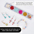 PH PandaHall 10pcs Bead Design Trays Bead Mat Beading Boards Felt Jewelry Bracelet Organizer Storage Tray for Jewelry Making Creating Bracelets Ne...