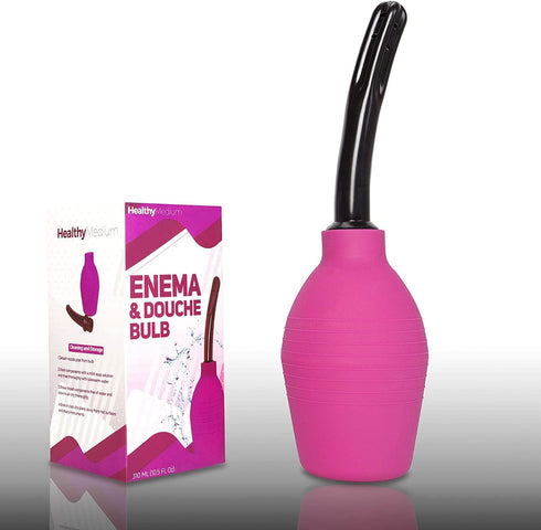 Enema Bulb for Men or Women - Douche Cleaner - 310 ml Capacity (Purple Color)...