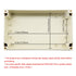 LeMotech Waterproof Dustproof IP65 ABS Plastic Junction Box Universal Electric Project Enclosure Pale Gray 7.9 x 4.7 x 2.95 inch (200 x 120 x 75 m...
