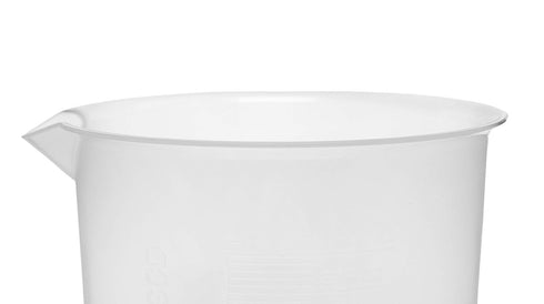 2000mL Plastic Beaker - Premium Polypropylene, 50ml Graduations - Autoclavable...