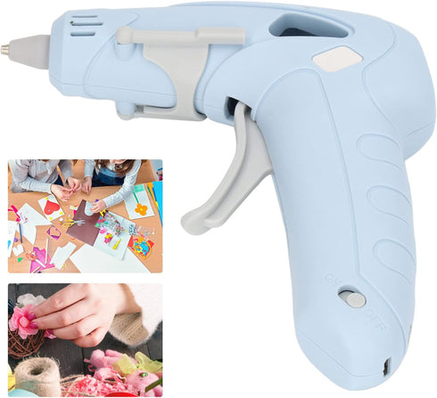 Cordless Hot Glue Gun, 10W USB Rechargeable Mini Hot Glue Gun Charger 2200mAh with Leakproof Technology for Multiple Projects...