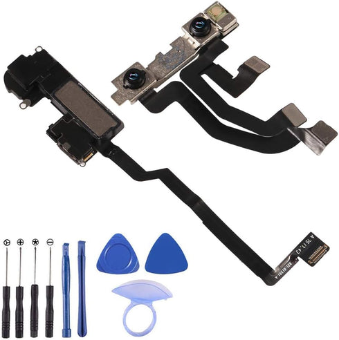 Compatible with iPhone X Face Front Camera Flex Cable + Earpiece Sound Replacement...