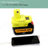 Battery Adapter for Dewalt to Ryobi Battery Adapter, Convert Dewalt 20V Llithium Battery DCB205 DCB207 to Ryobi 18V One+Battery P107 P108, with 5V...