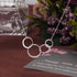 AnotherKiss 40th Birthday Gifts for Women, Sterling Silver 4 Circle Necklace for Her, 4 Rings for 4 Decades Jewelry Gift Idea...
