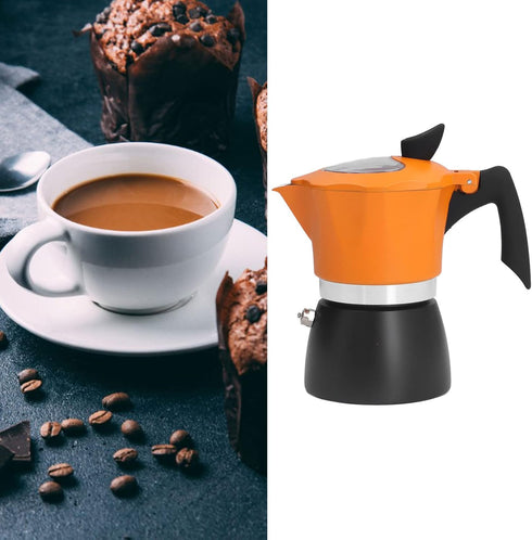 Aluminum Coffee Maker 150ML, Cuban Coffee Maker, Italian Coffee Maker, Stovetop Coffee Maker Moka Pot for Classic Italian and Cuban Cafe Brewing, ...