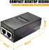 PLUSPOE 24volt Passive Gigabit PoE Injector Adapter for Ubiquiti and Mikroik Devices, Fit for Ubiquiti POE-24W-G (Not for 802.3af/at)...