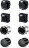 D.Bella Stud Earrings Fake Cubic Zirconia Diamond Earrings for Women Men Black...