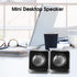 Computer Speakers for Desktop PC Laptop Mac, USB 2.0 Mini Wired Combination Speaker Dual Stereo Clear Speaker System with Volume Control...