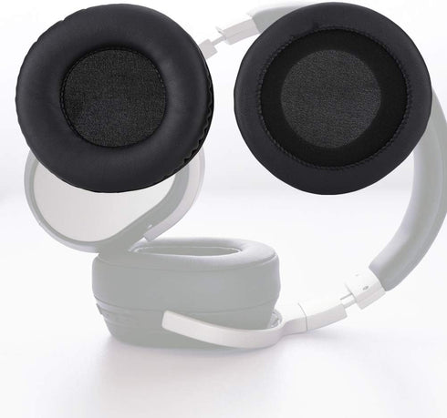 V BESTLIFE 1 Pair Universal 100mm Headphone pad Replacement pad, Soft Foam Cushion Noise Reduction Headset Cover Case,Made from Protein Leather,Bl...