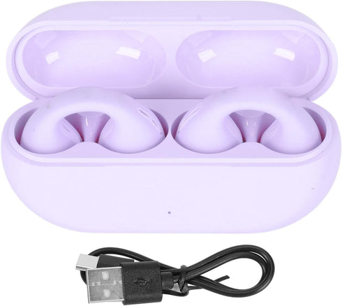 Open Ear Headphones, Wireless Headphones, Waterproof Stereo Noise Cancelling Clip On Open Ear Mini Earbuds, for Sports Running ()......