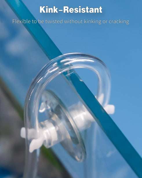 Pawfly Aquarium Airline Tubing 26 Feet Standard 3/16" Tubing for Fish Tank Air Pump Flexible Kink-Resistant Pure PVC Hose for Aquarium Garden Terr...