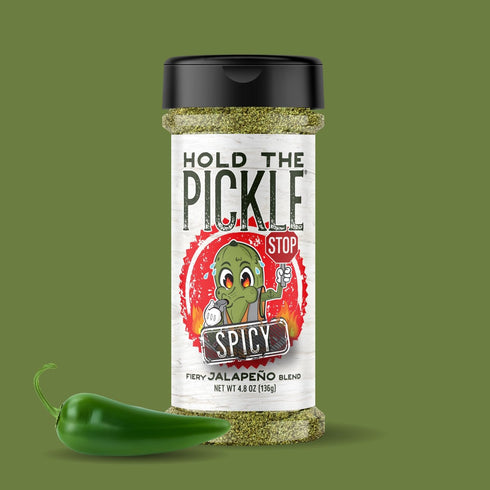 Hold The Pickle Spicy Dill Pickle Seasoning - Great Popcorn Seasoning, Dill Pickles Seasoning for Cooking, Spicy Pickles Seasoning - Vegan, Non-GM...