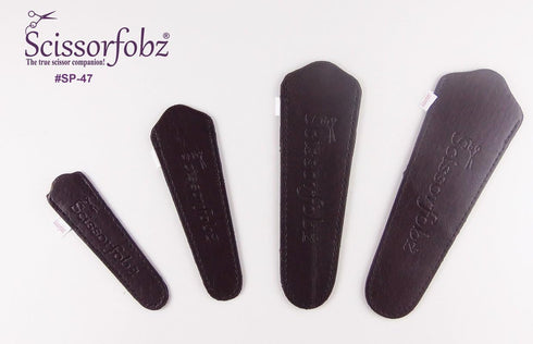 Scissors sheaths by SCISSORFOBZ with ScissorGripper -VALUE PACK-4 sizes- Designer Scissor Covers Holders for embroidery sewing quilting - Quilters...