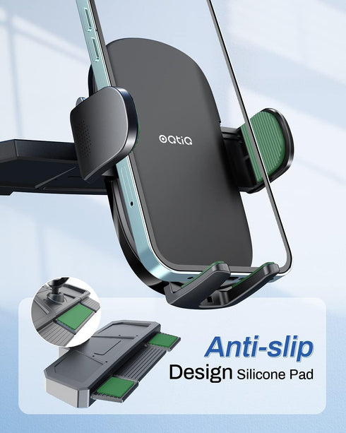 OQTIQ CD Phone Holder for Car - One Touch Release, 360° Viewing, Universally Compatible with iPhone & Android, CD Player Phone Mount & Air Vent Cl...