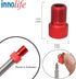 Aluminum Presta to Schrader Converter Car Valve Adapter Bicycle Bike Tube Pump Air Compressor Tools (Yellow)...