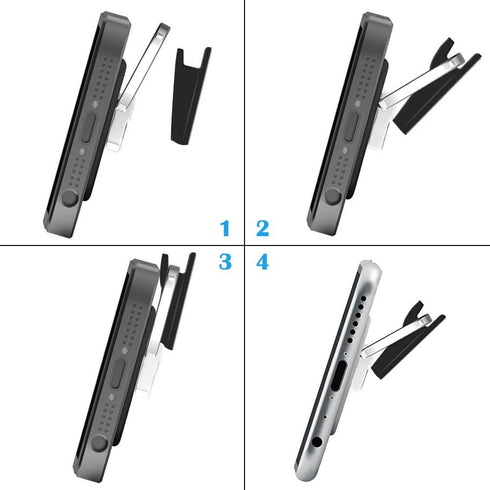 Sonku 6 Piece Ring Hook Mount Accessories, Upgrade Version Phone Mount Hook for Universal Cellphone Finger Ring Holder Grip Stand - (Black)......
