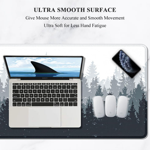 Large Mouse Pad, Desk Mat, Gaming Mouse Pad, XL XXL Mouse Pad for Desk, Desk Pad for Keyboard Mice, Desk Matt for Desktop, Extended Long Mousepad ...