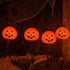 C7 Halloween Pumpkin Pathway Stake Lights, 7 Ft Halloween Pathway String Lights with 4 C7 Bulbs, Stake, Halloween Decorations Driveway Markers Lig...