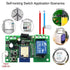 Tuya Smart Life WiFi Momentary Inching Relay Self-Locking Switch Module,DC 7-32V/USB 5V WiFi RF Bluetooth Relay,DIY Smart Home,Compatible with Ale...