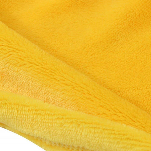 Vauwmsr Baby Hooded Blanket Ultra Soft Warm Newborn Infant Swaddle Wrap Bath Shower Towel, 25.6" x 39.4", Yellow...