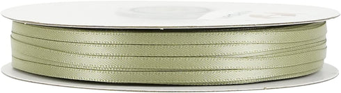 HUIHUANG Solid Color Satin Ribbon 1/8 inch x 100 Yards Roll Ribbon Double Faced for Crafts Gift Wrapping DIY Bows Invitation Card (Spring Green/Sa...