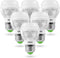 SANSI 60W Equivalent LED Light Bulbs, 22-Year Lifetime,6 Pack 900 Lumens Light Bulb with Ceramic Technology,5000K Daylight Non-Dimmable, E26, A15,...
